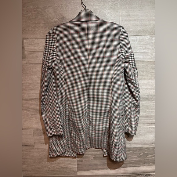 Dynamite Boyfriend style long Plaid Blazer size XS - Picture 4 of 6